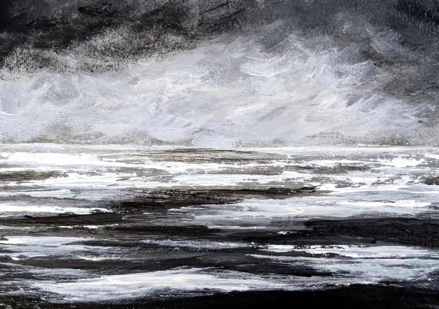 Acrylic on Canvas.