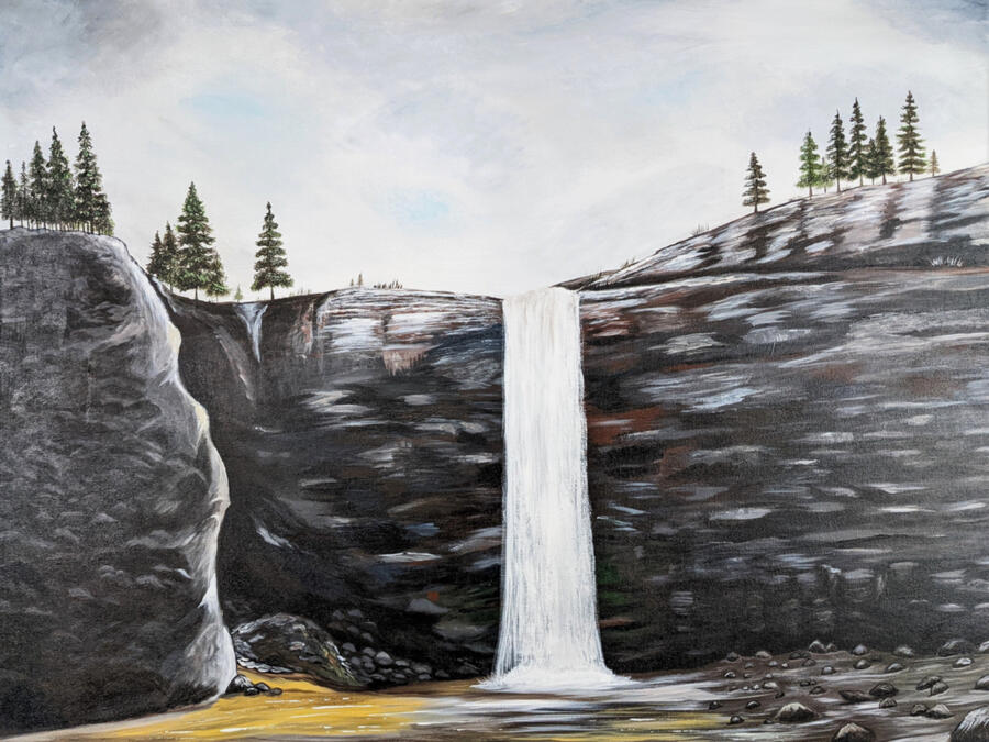 Baxter's Harbour Acrylic on Canvas.